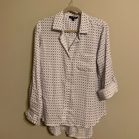 VELVET HEART BUTTON DOWN - Picture 1 of 3